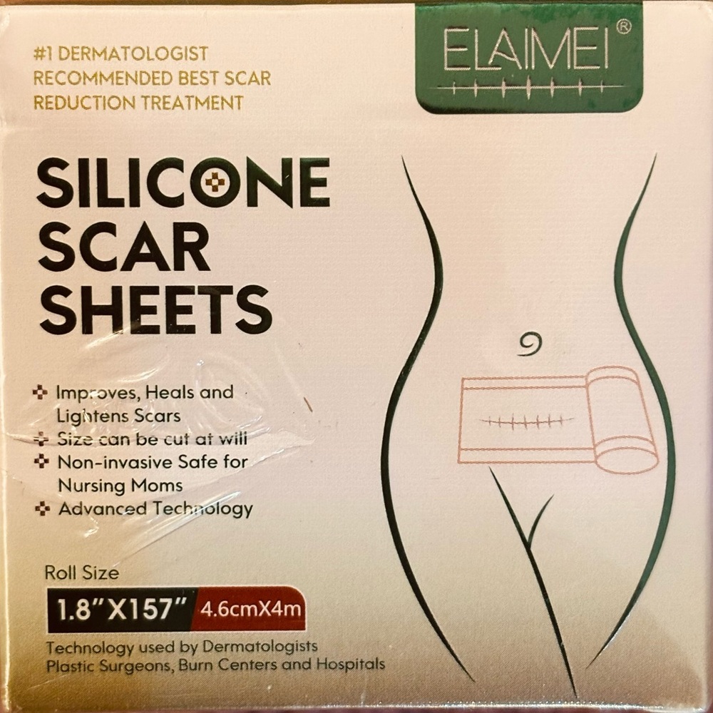 💗NEW IN BOX SILICONE SCAR SHEETS💗